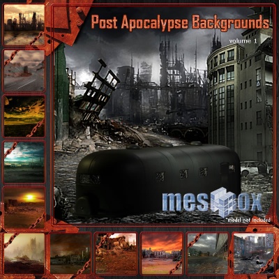 Post-Apocalypse Backgrounds Volume 1