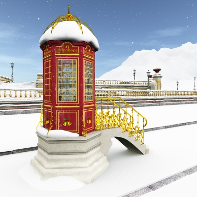 North Pole Telephone Booth