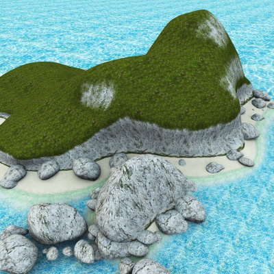 Dead Pirate Cove Pirate Grotto 3D Model